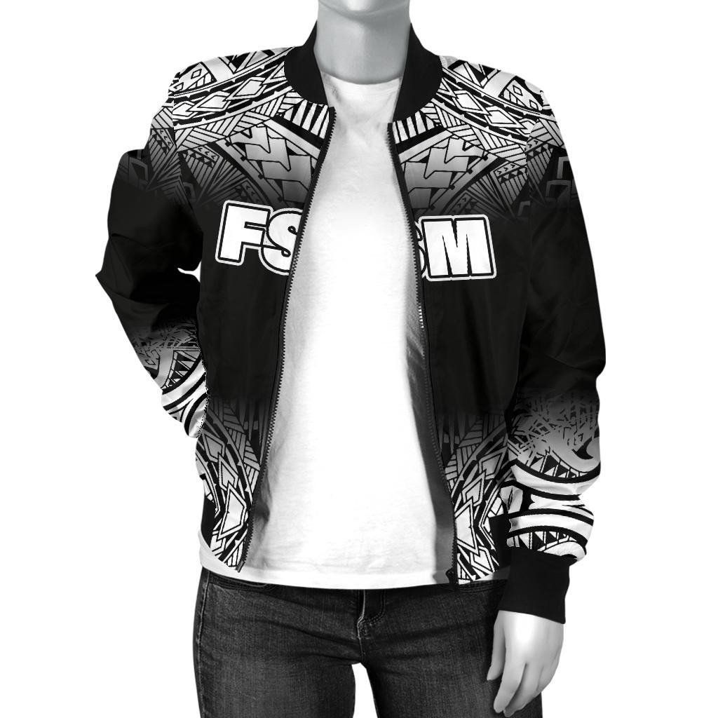 Federated-States-Of-Micronesia-Womens-Bomber-Jacket-Fog-Black-Style-BN09-Bomber-Jacket-2