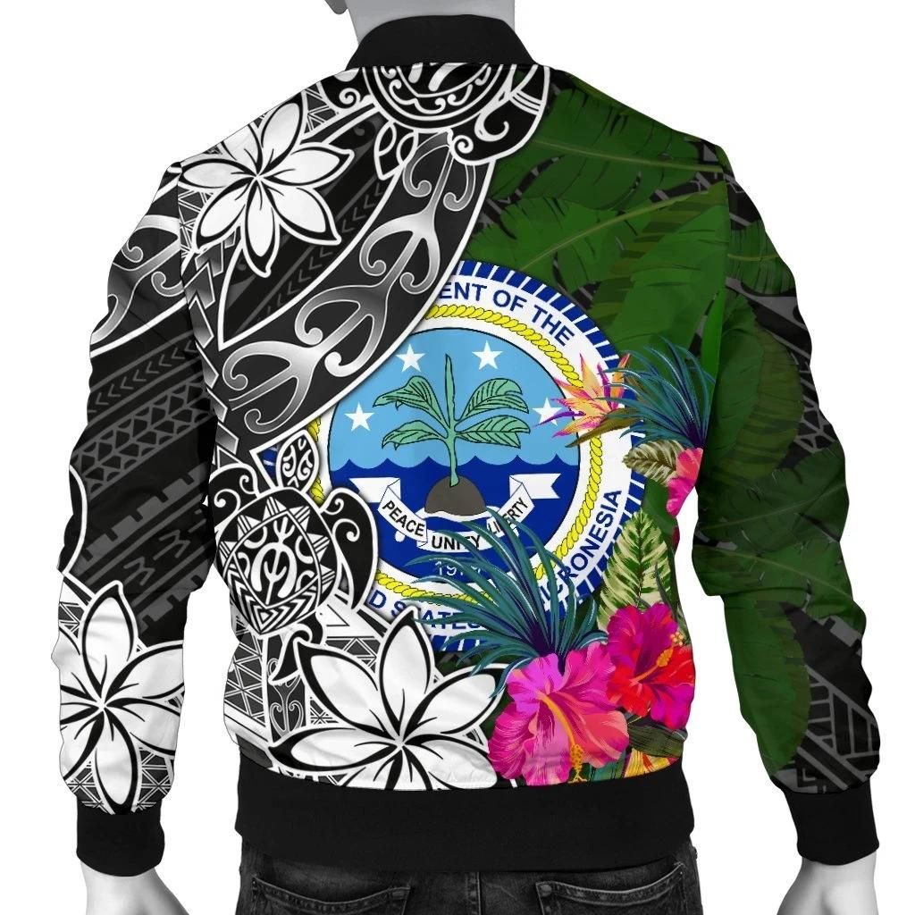 Federated-States-of-Micronesia-Men-Bomber-Jacket-Turtle-Plumeria-Banana-Leaf-BN11-Bomber-Jacket-1