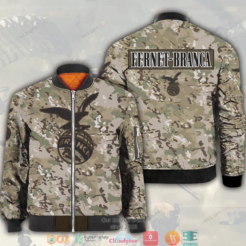 Fernet Branca Camouflage Bomber Jacket Fernet Branca Camouflage Bomber Jacket