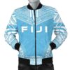 Fiji Flag Polynesian Chief Men's Bomber Jacket - Bn10 Bomber Jacket