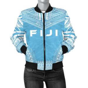 Fiji Flag Polynesian Chief Women'S Bomber Jacket - Bn10 Bomber Jacket
