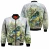 Final Fantasy Black Mage And Chocobo 3D T Shirt Hoodie Sweater Jersey Bomber Jacket Model 2086 Bomber Jacket