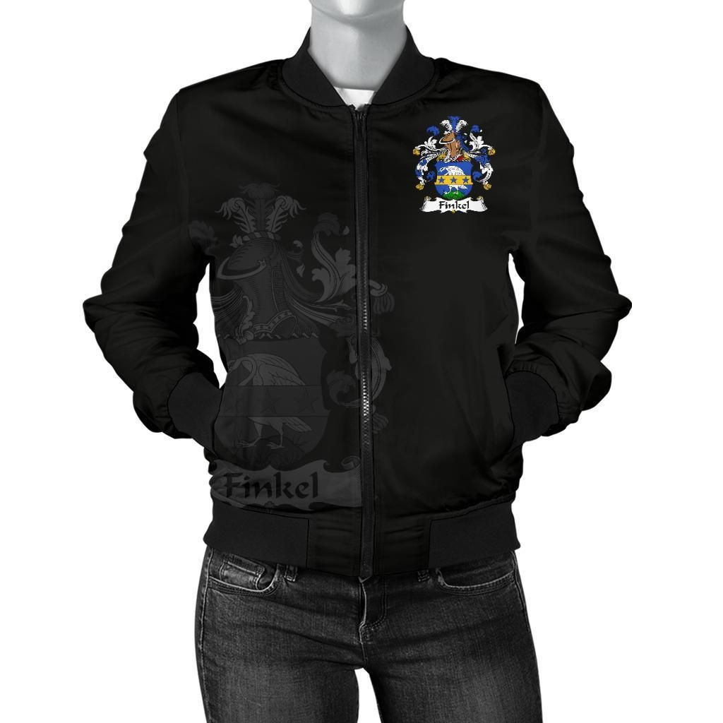 Finkel Germany Men's Bomber Jacket - German Family Crest A7 Bomber Jacket Finkel Germany Men's Bomber Jacket - German Family Crest A7 Bomber Jacket