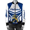 Finland Coat Of Arms Women Bomber Jacket My Style J75 Bomber Jacket