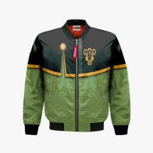 Finral Roulacase Bomber Jacket Custom Black Clover Cosplay Costumes Bomber Jacket