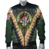 Flattery or O'Flattery Ireland Bomber Jacket - GD Irish Legend Shamrock V Tie-Dye A7 Bomber Jacket