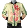 Flower Art Bomber Jacket - AH - JR Bomber Jacket