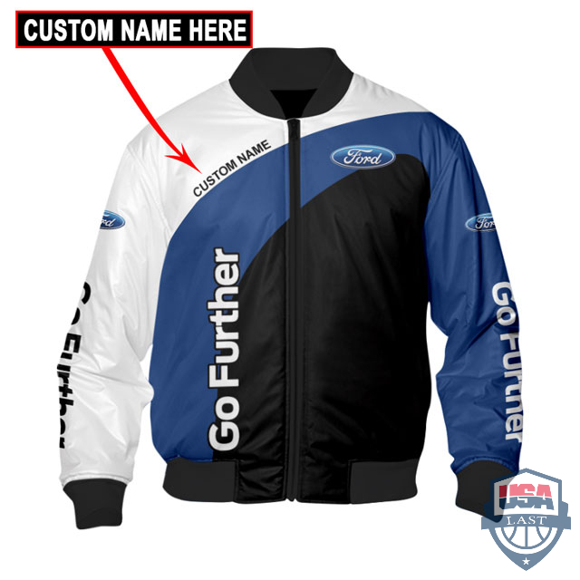 Ford Go Further Custom Name Bomber Jacket Ford Go Further Custom Name Bomber Jacket