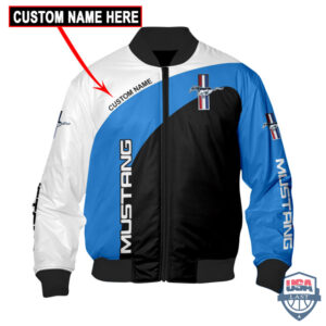 Ford Mustang Custom Name Bomber Jacket