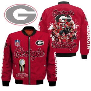 Georgia Bulldogs Players Nfl Bomber Jacket