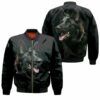 German Shepherd Posture For Dog Lovers 3D T Shirt Hoodie Sweater Jersey Bomber Jacket Model 2174 Bomber Jacket