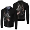 German Shepherd Posture For Dog Lovers 3D T Shirt Hoodie Sweater Jersey Bomber Jacket Model 2175 Bomber Jacket