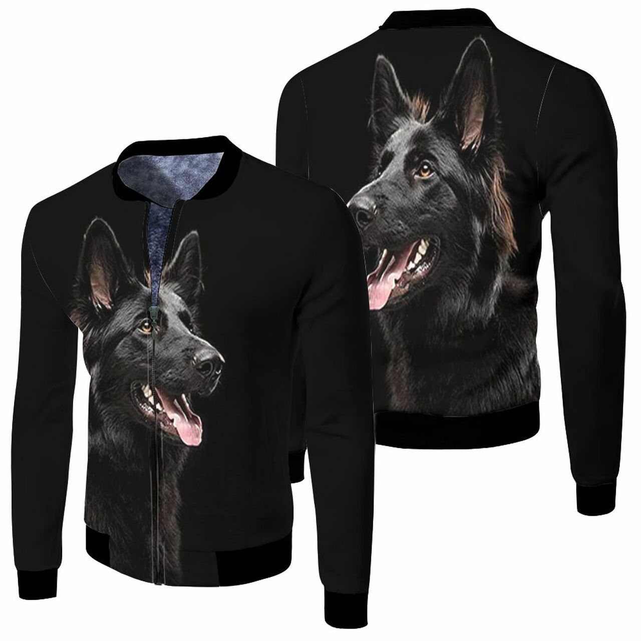 German Shepherd Posture For Dog Lovers 3D T Shirt Hoodie Sweater Jersey Bomber Jacket Model 2175 Bomber Jacket German Shepherd Posture For Dog Lovers 3D T Shirt Hoodie Sweater Jersey Bomber Jacket Model 2175 Bomber Jacket