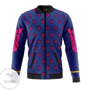 Giorno Giovanna Manga Jojos Bizarre Adventure Casual Bomber Jacket