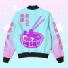 God is dead noodle japanese bomber 3D t shirt hoodie sweater Bomber Jacket