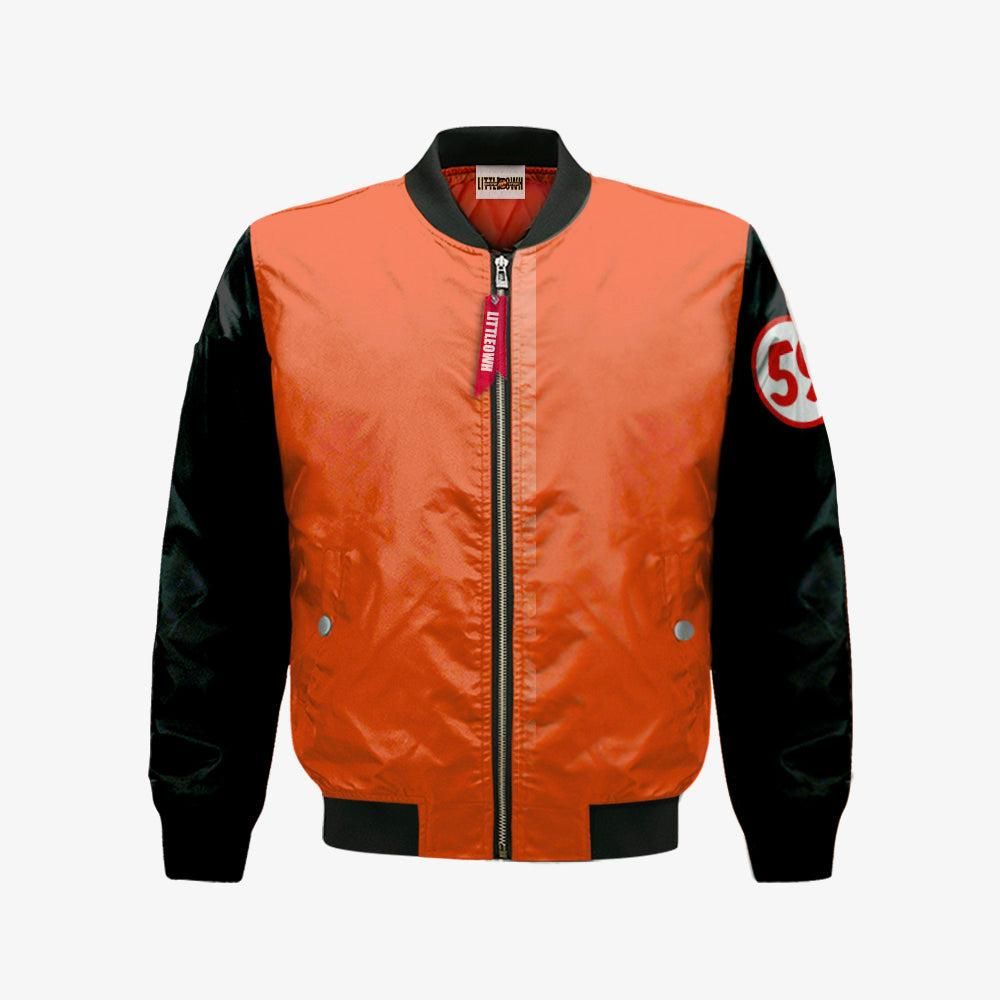 Goku 59 Bomber Jacket Custom Dragon Ball Cosplay Costumes Bomber Jacket Goku 59 Bomber Jacket Custom Dragon Ball Cosplay Costumes Bomber Jacket