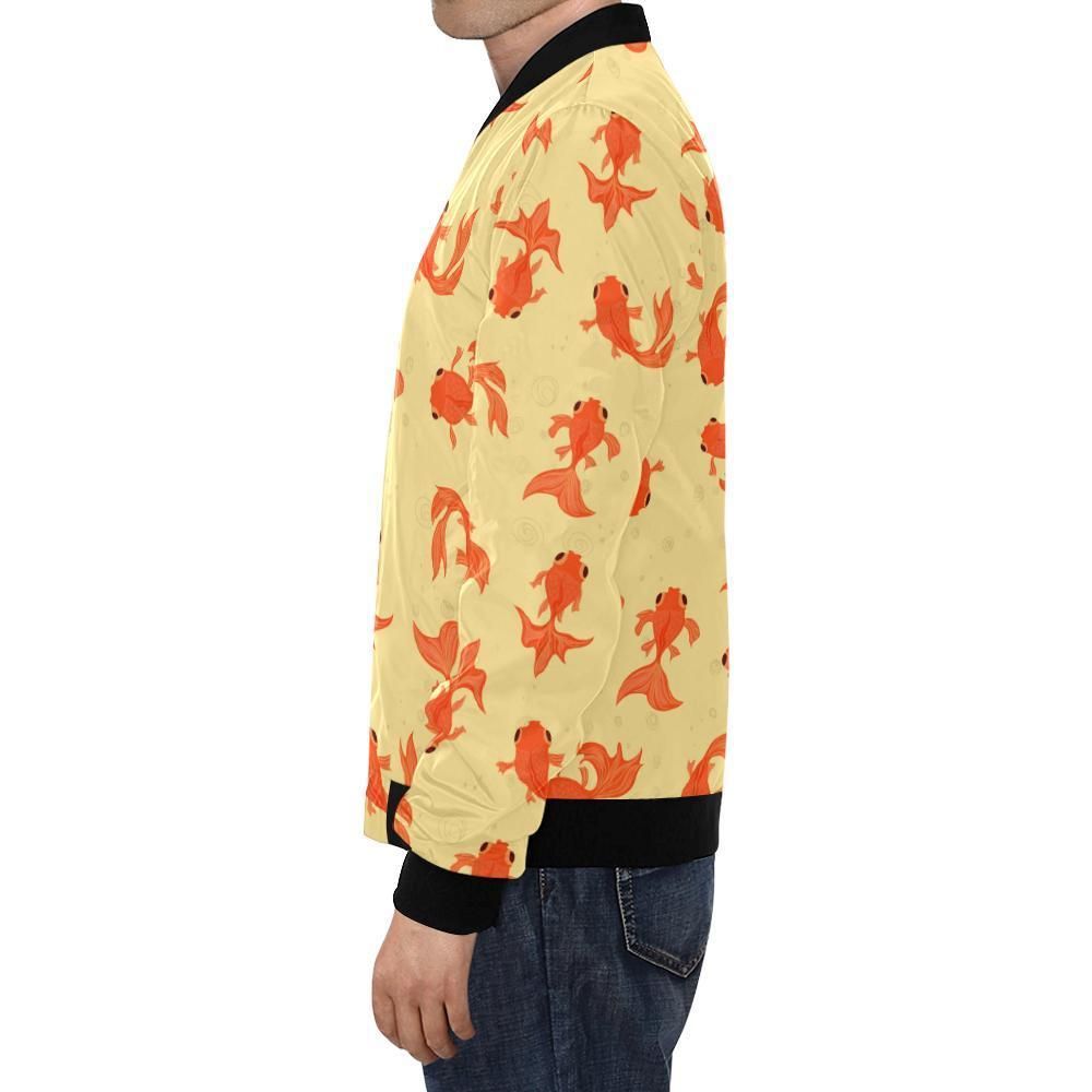 Goldfish-Pattern-Print-Mens-Bomber-Jacket-1