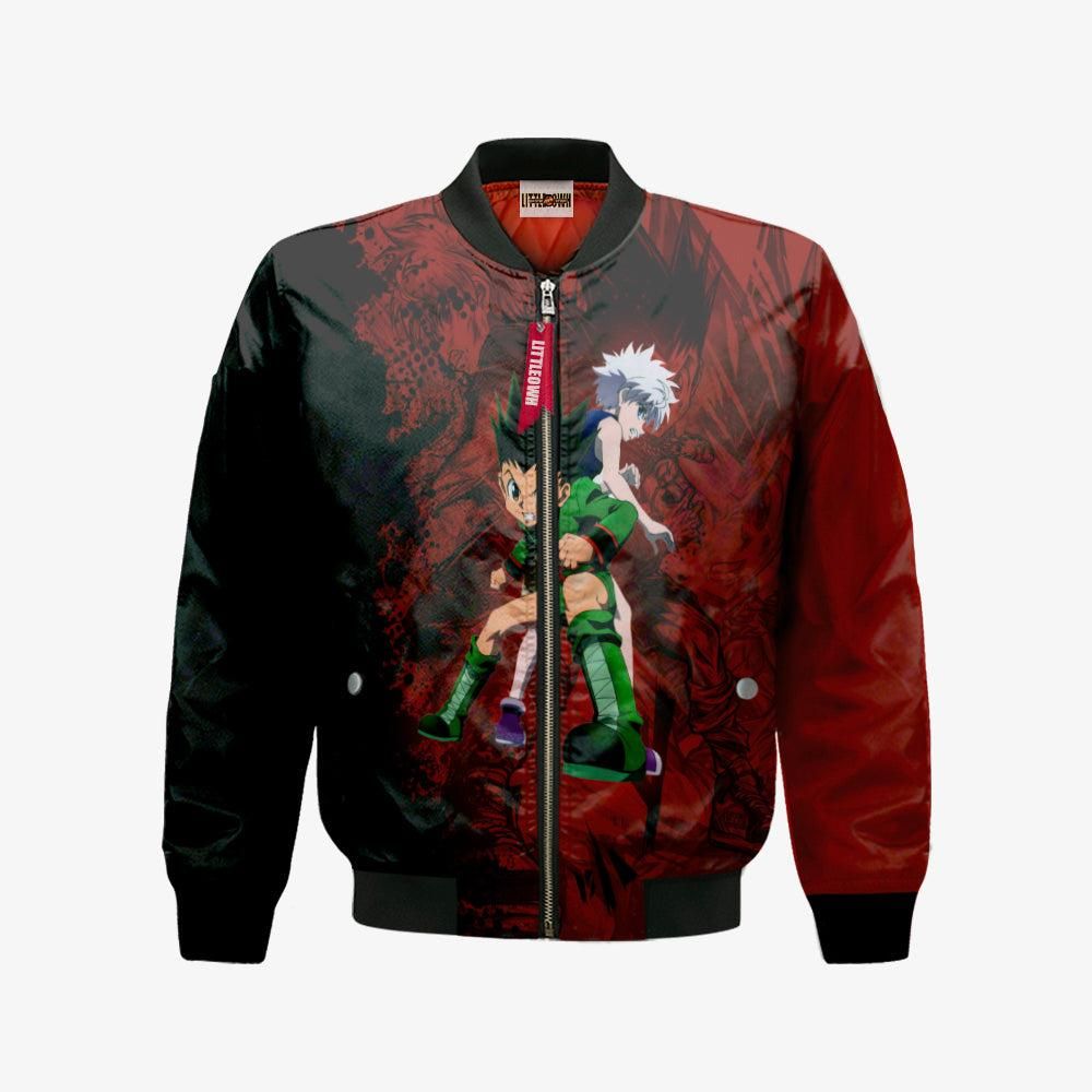 Gon x Killua Bomber Jacket Cutsom Hunter x Hunter Cosplay Costumes Bomber Jacket Gon x Killua Bomber Jacket Cutsom Hunter x Hunter Cosplay Costumes Bomber Jacket