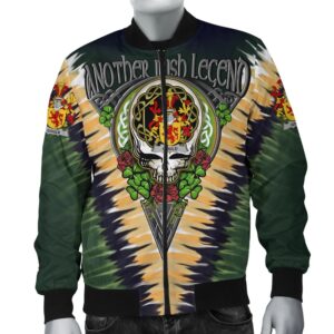 Gould Ireland Bomber Jacket - GD Irish Legend Shamrock V Tie-Dye A7 Bomber Jacket