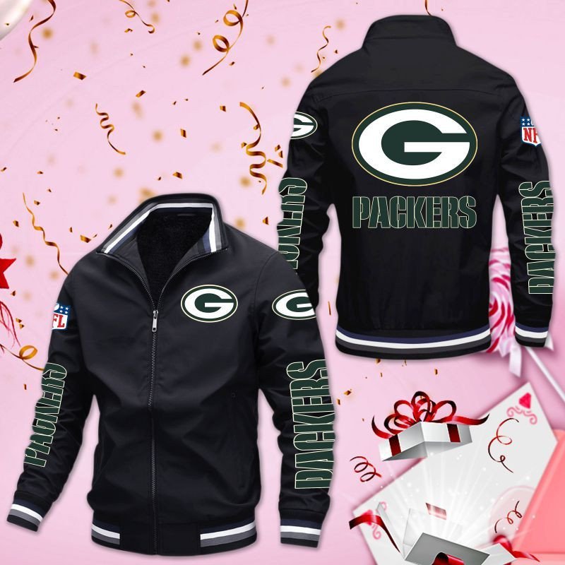 Green Bay Packers 3D Bomber Jacket Green Bay Packers 3D Bomber Jacket