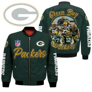 Green Bay Packers Players Nfl Bomber Jacket