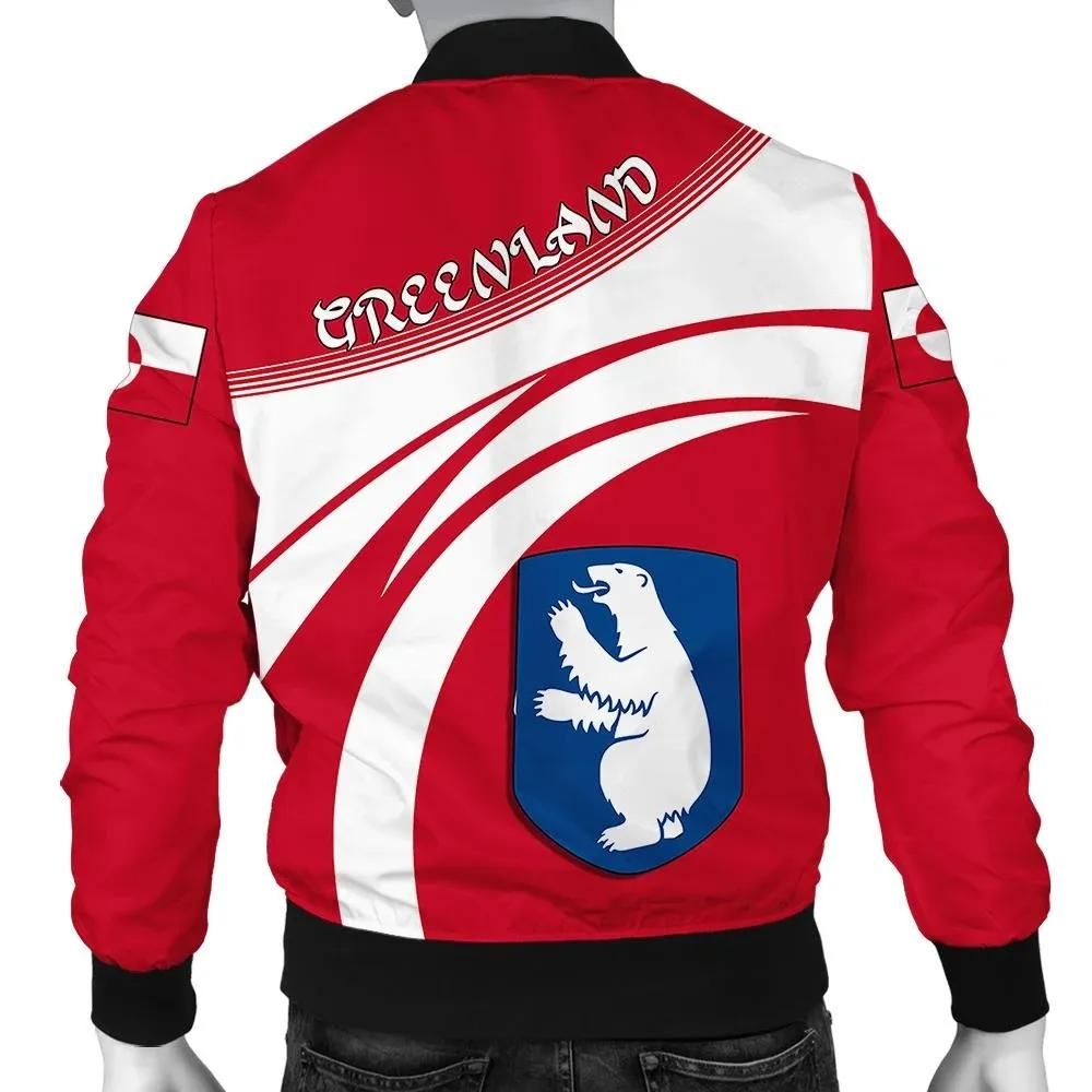 Greenland Coat Of Arms Men Bomber Jacket Cricket J5W Bomber Jacket Greenland Coat Of Arms Men Bomber Jacket Cricket J5W Bomber Jacket