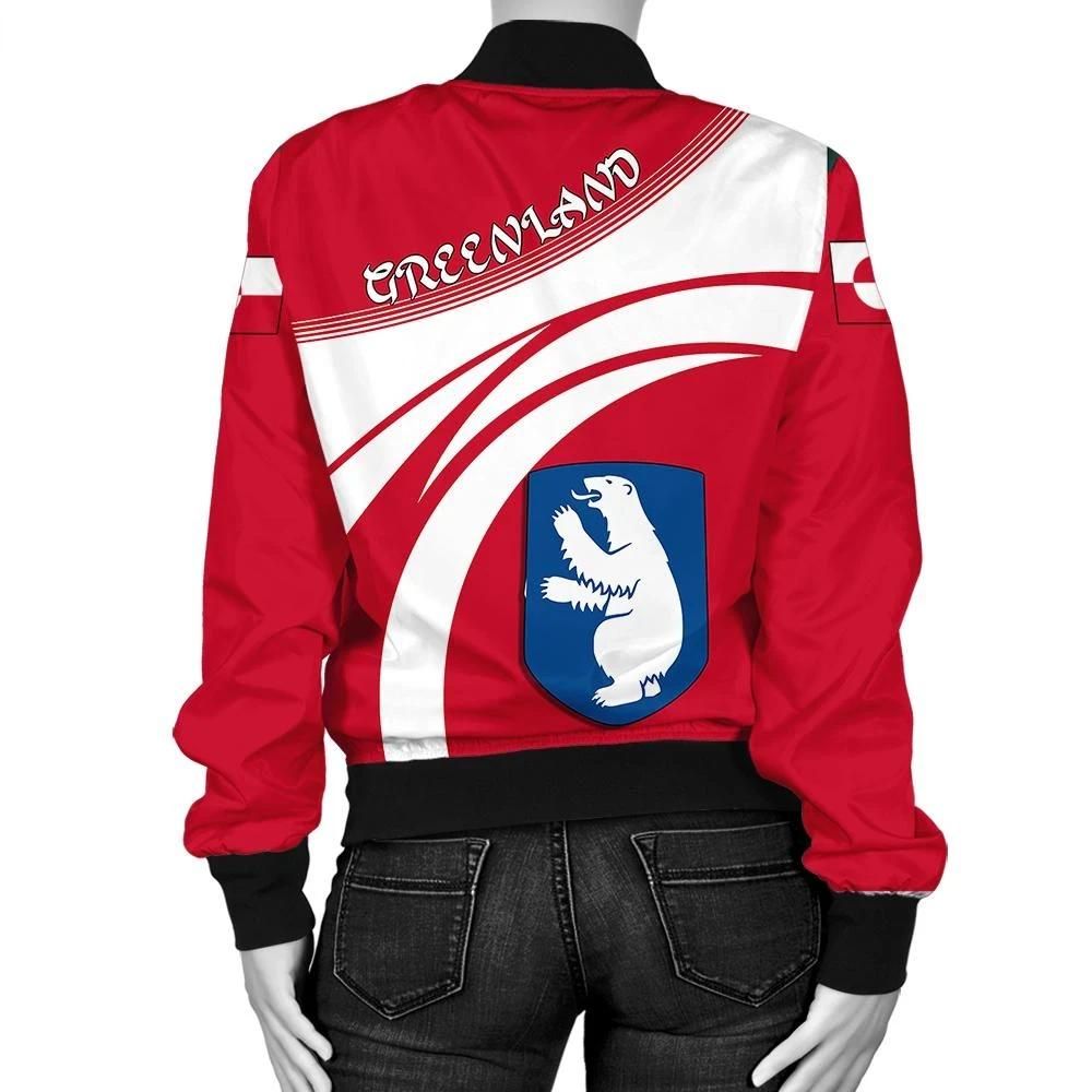 Greenland-Coat-Of-Arms-Women-Bomber-Jacketticket-Bomber-Jacket-1