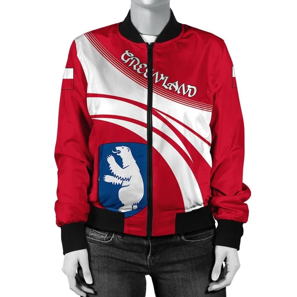 Greenland Coat Of Arms Women Bomber Jacketticket Bomber Jacket Greenland Coat Of Arms Women Bomber Jacketticket Bomber Jacket