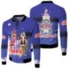 Grinch Christmas Coming Have Yourself A Merry Little Christmas Blue 3D Designed Allover Gift For Grinch Fans Christmas Fans Bomber Jacket