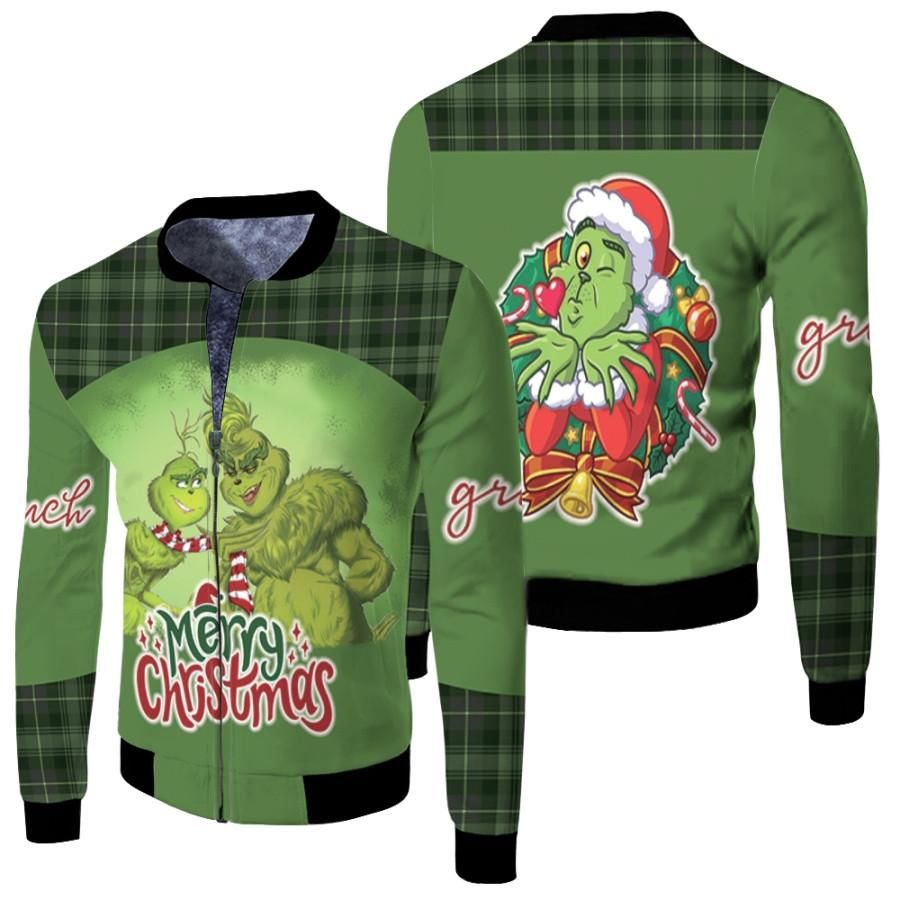Grinch Christmas Merry Christmas Family Wreath Christmas Green 3D Designed Allover Gift For Grinch Fans Christmas Fans Bomber Jacket Grinch Christmas Merry Christmas Family Wreath Christmas Green 3D Designed Allover Gift For Grinch Fans Christmas Fans Bomber Jacket