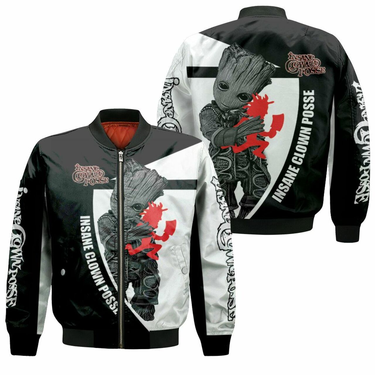 Groot Insane Clown Posse 3D T Shirt Hoodie Sweater Jersey Bomber Jacket Model 2453 Bomber Jacket Groot Insane Clown Posse 3D T Shirt Hoodie Sweater Jersey Bomber Jacket Model 2453 Bomber Jacket