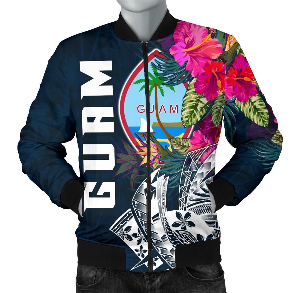 Guam Men's Bomber Jacket - Guam Summer Vibes - BN15 Bomber Jacket Guam Men's Bomber Jacket - Guam Summer Vibes - BN15 Bomber Jacket