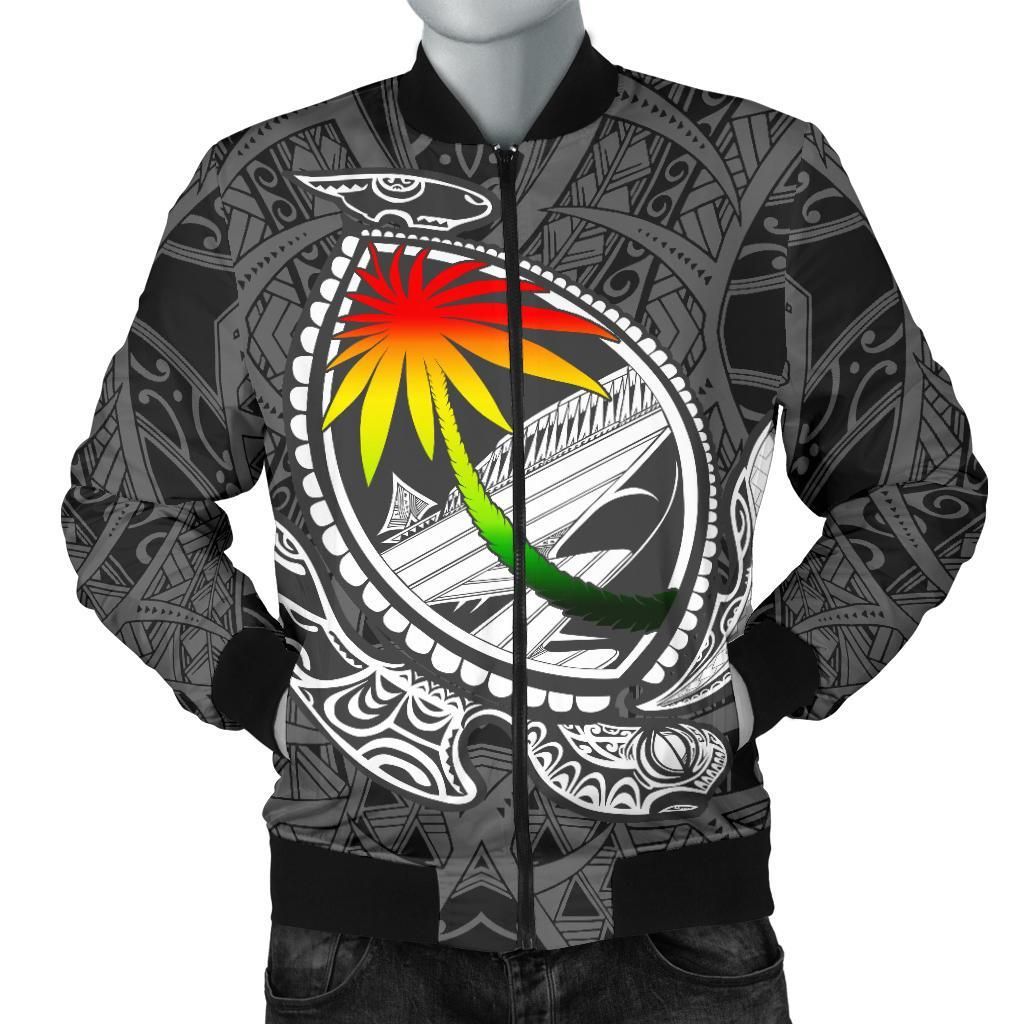 Guam Men's Bomber Jacket - Polynesian Turtle Style - BN01 Bomber Jacket Guam Men's Bomber Jacket - Polynesian Turtle Style - BN01 Bomber Jacket