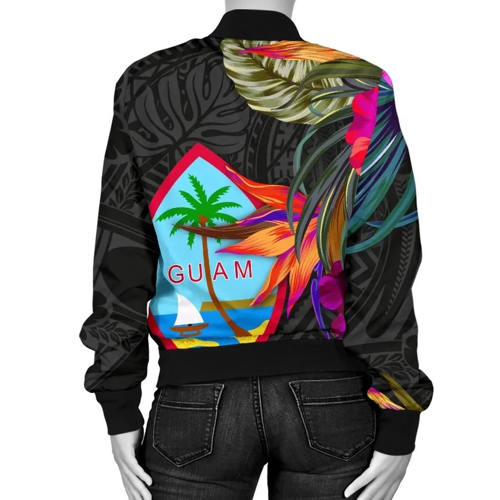 Guam-Womens-Bomber-Jacket-Hibiscus-Polynesian-Pattern-BN39-Bomber-Jacket-2