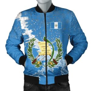 Guatemala Christmas Coat Of Arms Men Bomber Jacket X Style J78 Bomber Jacket