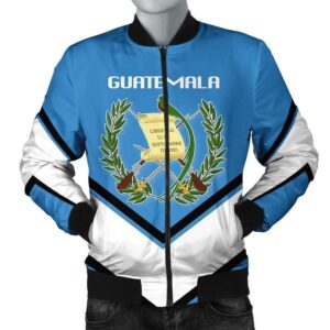 Guatemala Coat Of Arms Men Bomber Jacket Lucian Style J5W Bomber Jacket