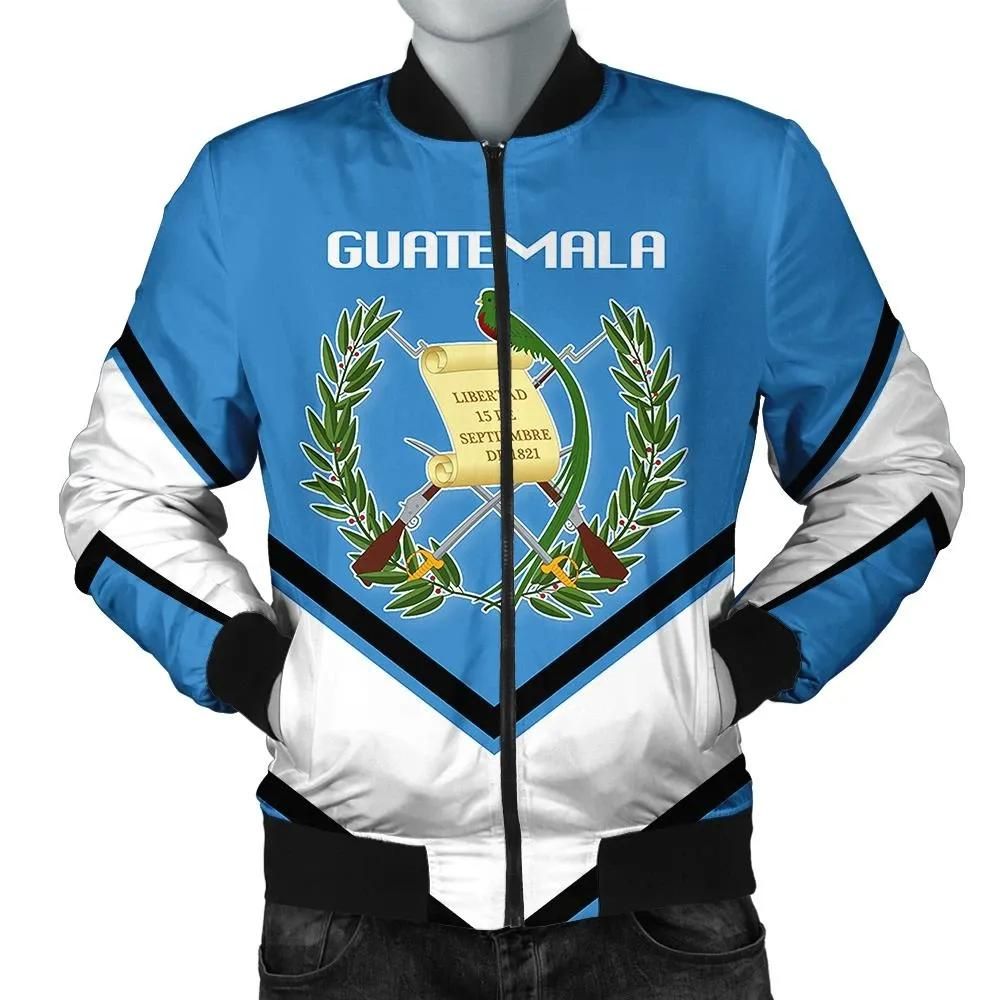 Guatemala Coat Of Arms Men Bomber Jacket Lucian Style J5W Bomber Jacket Guatemala Coat Of Arms Men Bomber Jacket Lucian Style J5W Bomber Jacket