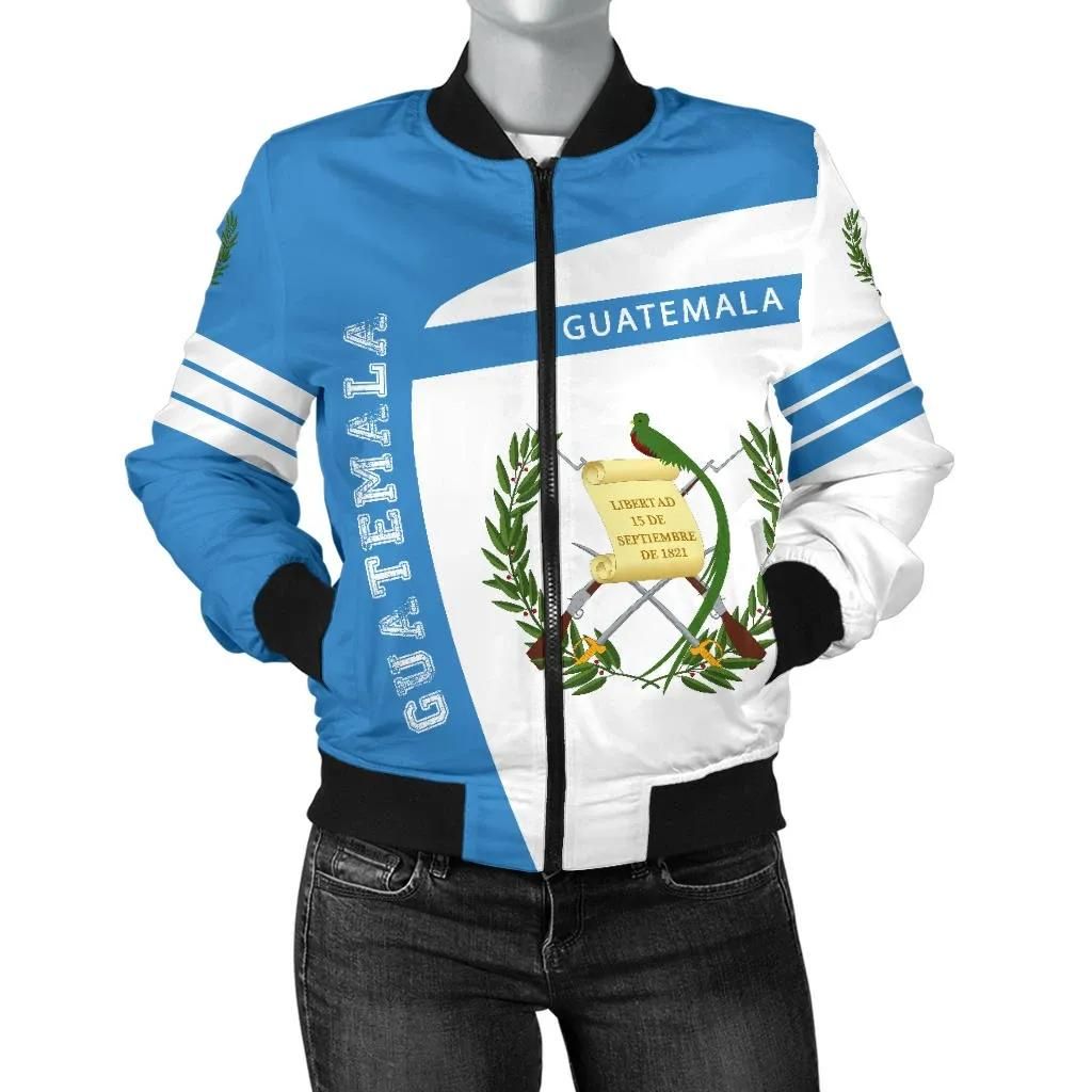 Guatemala Sport Women's Bomber Jacket - Premium Style J7 Bomber Jacket Guatemala Sport Women's Bomber Jacket - Premium Style J7 Bomber Jacket