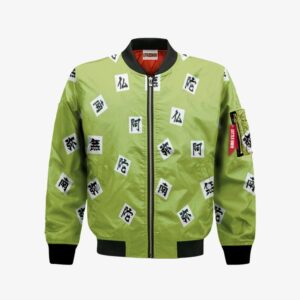 Gyomei Himejima Bomber Jacket Custom KNY Cosplay Costumes Bomber Jacket