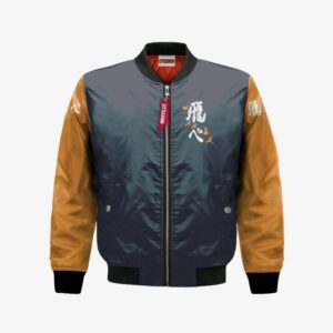 Haikyuu Fly High Karasuno Bomber Jacket Cosplay Costumes Bomber Jacket
