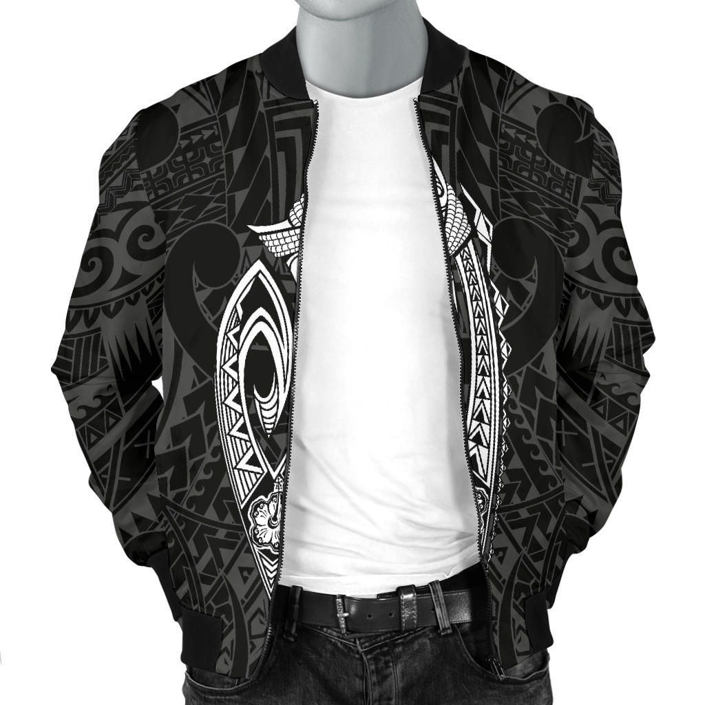 Hawaii-Kakau-Makau-Fish-Hook-Kanaka-Map-Mens-Bomber-Jacket-Polynesian-White-AH-J6-Bomber-Jacket-2