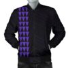 Hawaii Kakau Polynesian Coat Of Arms Personalized Men's Bomber Jacket - Purple - AH - J6 Bomber Jacket