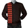 Hawaii Kakau Polynesian Three Turtles Map Personalized Men's Bomber Jacket - Orange - AH - J6