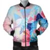 Hawaii Map Kanaka Hibiscus Polynesian Turtle Swimming Bomber Jacket - Sweet Dream Style - AH - J5R Bomber Jacket