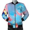Hawaii Map Sweet Dream Kanaka Polynesian Hibiscus Bomber Jacket - AH - J5R Bomber Jacket