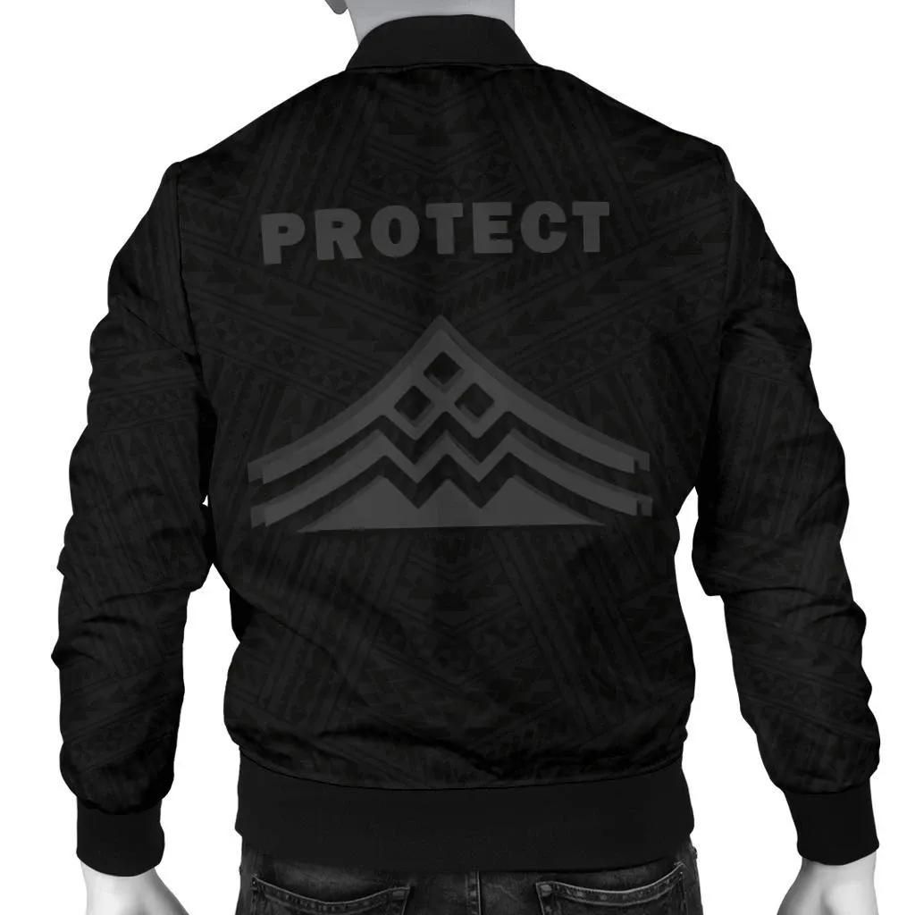 Hawaii-Mauna-Kea-Polynesian-Mens-Bomber-Jacket-Grey-AH-J71-Bomber-Jacket-1
