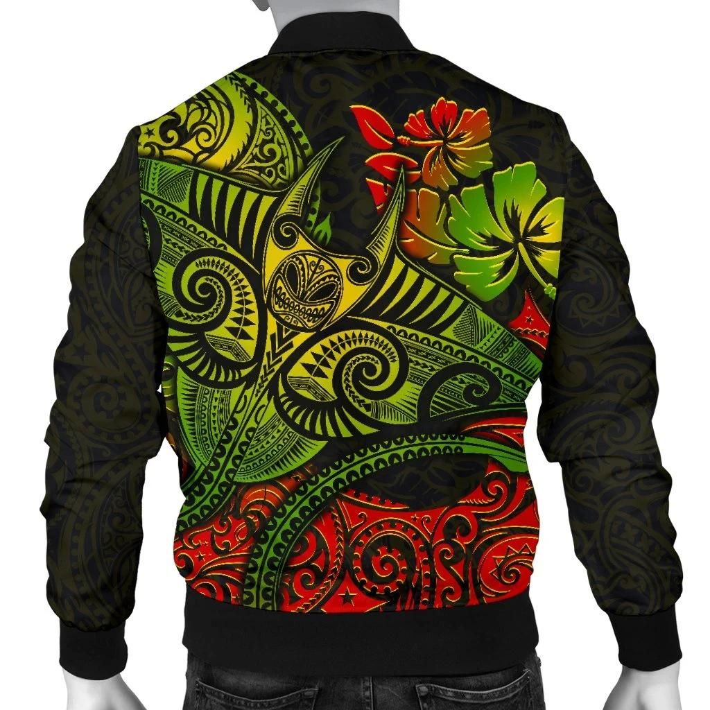 Hawaii-Mens-Bomber-Jacket-Polynesian-bManta-Ray-BN15-Bomber-Jacket-1