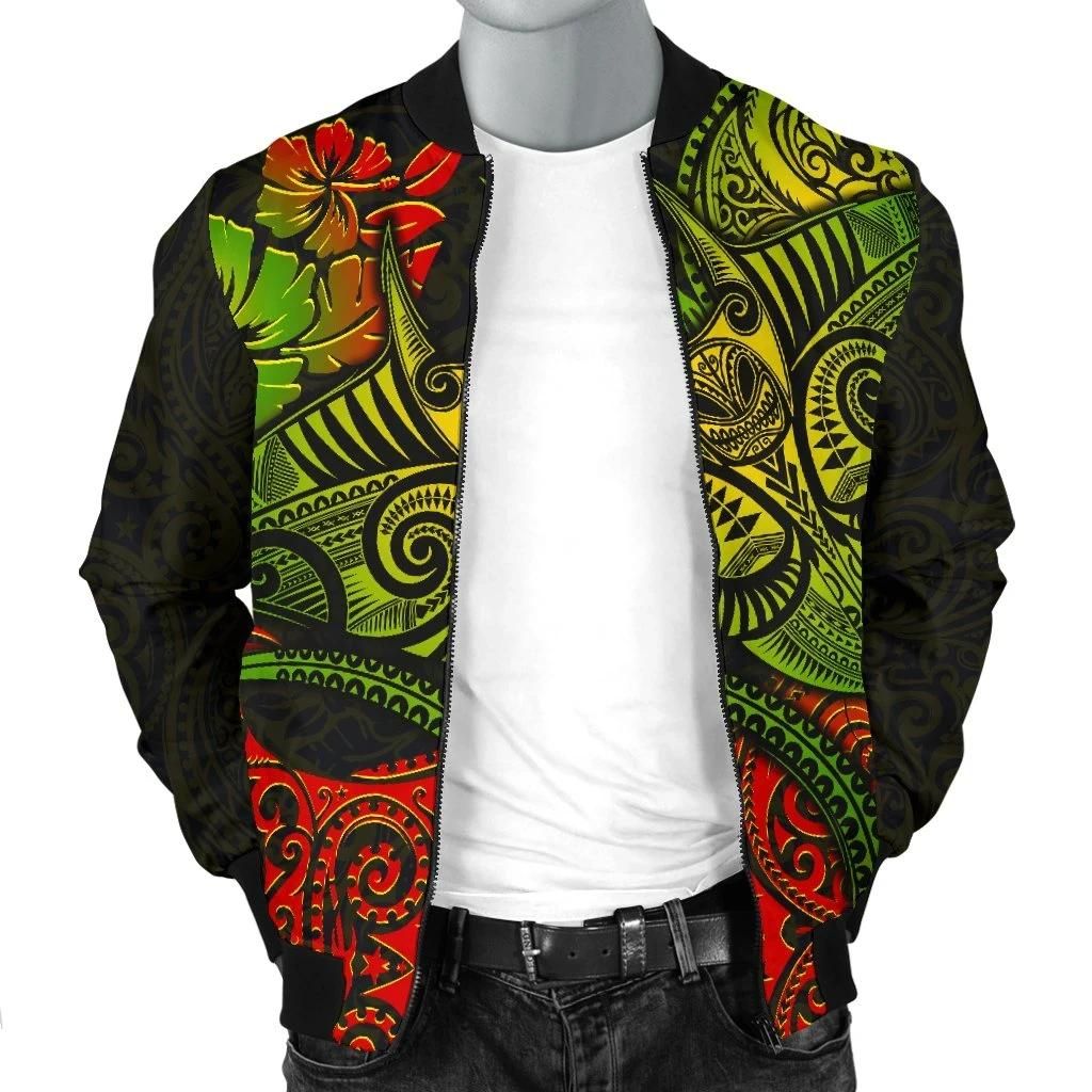 Hawaii-Mens-Bomber-Jacket-Polynesian-bManta-Ray-BN15-Bomber-Jacket-2