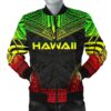 Hawaii Polynesian Chief Men's Bomber Jacket - Reggae Version - Bn10 Bomber Jacket
