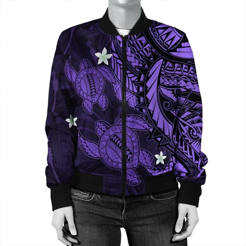 Hawaii-Polynesian-Turtle-Hibiscus-Bomber-Jacket-Purple-AH-J4R-Bomber-Jacket-2